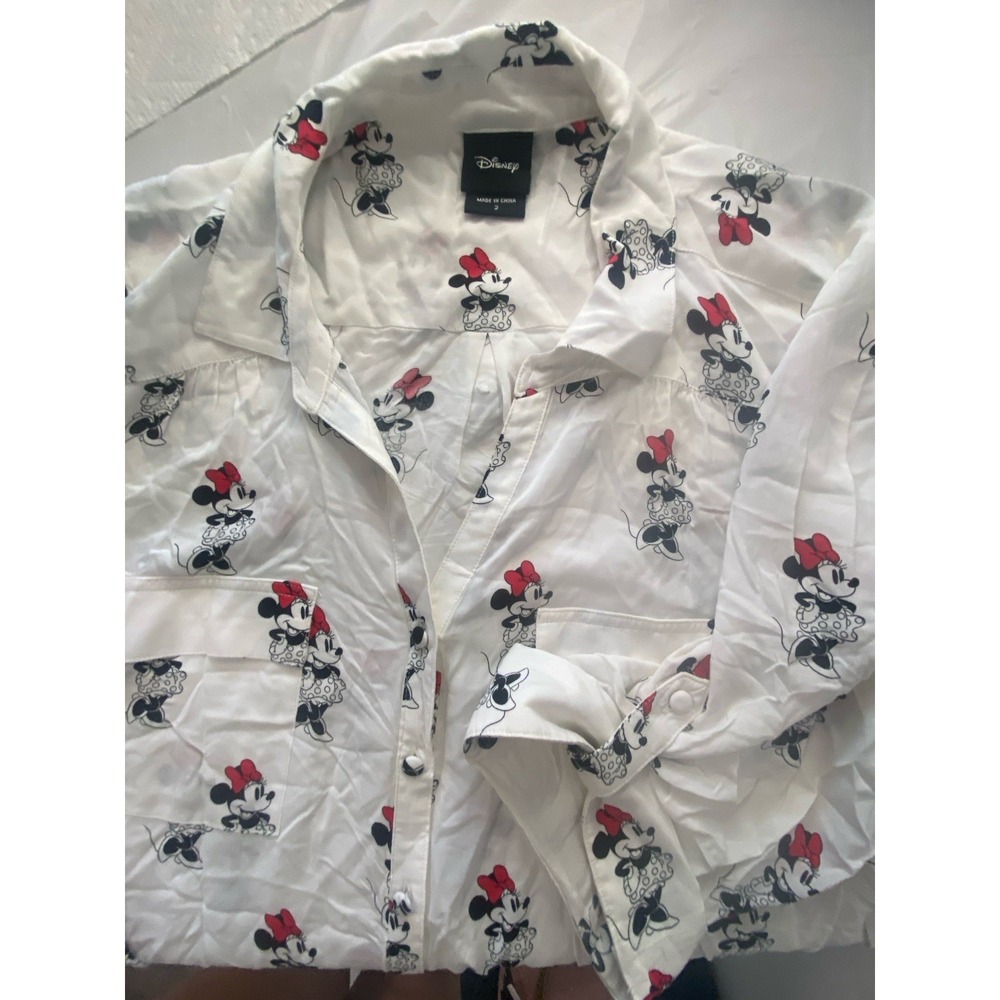 Women's Torrid Minnie Mouse Madison Button Up Shirt-Size 2XL (18-20)-Very Nice